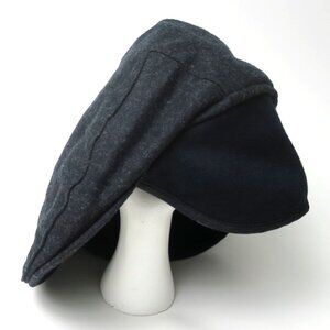Tilley Endurables 'Ivy Cap' Gray Wool Newsboy Hat Ear Flaps 2XL